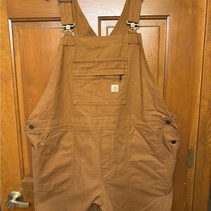 Carhartt Women’s Rugged Flex Canvas Shortalls. XXL